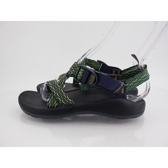 Chaco Ecotread Women Z1 Sandal Size 5 Green Yellow Hike Trail Camp Water Sports - Picture 3 of 10
